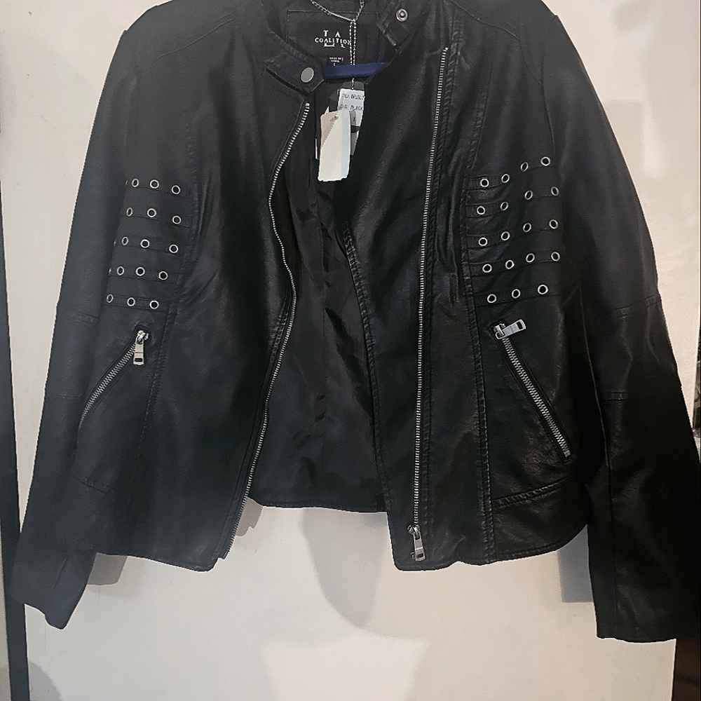 LA Coalition Vegan Faux Leather Jacket